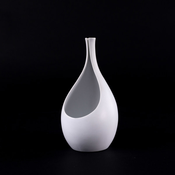 Stig Lindberg, vas, Carrara, "Pungo", Gustavsberg, höjd 19,5 cm