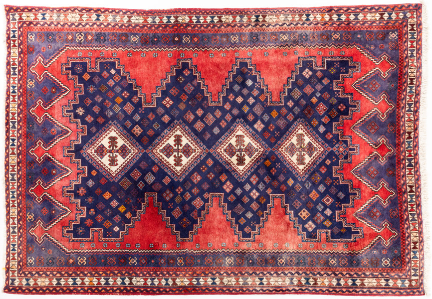 Orientmatta, handknuten, Afshar, 250x175 cm