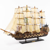 Modellskepp, trä, "Fregata Siglo XVII", längd 80 cm