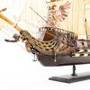 Modellskepp, trä, "Fregata Siglo XVII", längd 80 cm