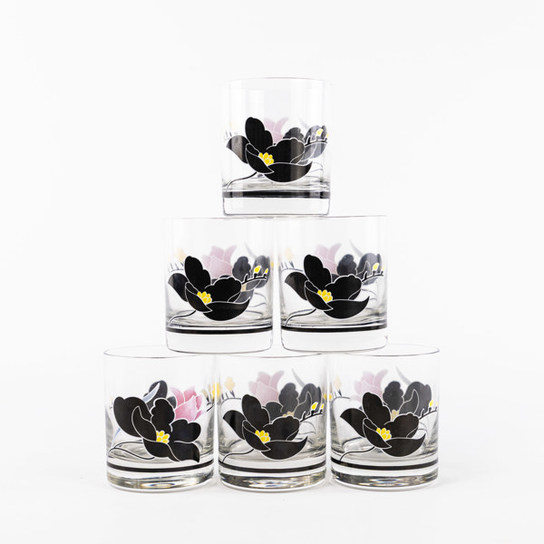 Whiskyglas, 6 st, Luminarc, Frankrike, höjd 9,5 cm