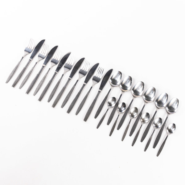 Bestick,  24 delar, rostfritt stål