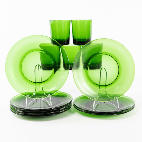 Dricksglas, glasassietter, 13 delar, Frankrike