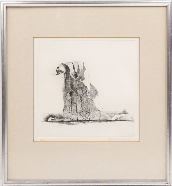 Holger Karlsson, etsning, 1/100, signerad, 42x45 cm