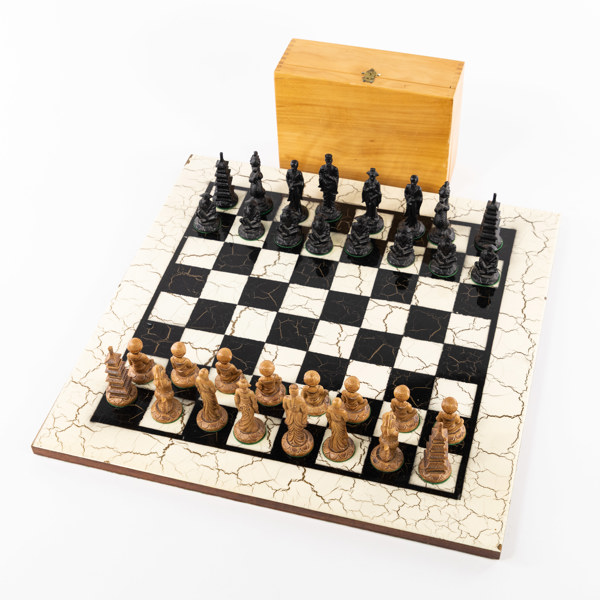 Schackspel, 51 x 51 cm