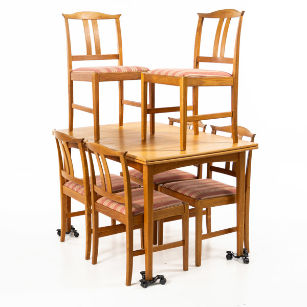 Matmöbel, 7 delar, teak