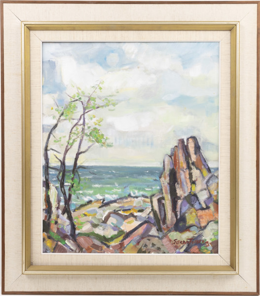 Göran Tullberg, olja på duk, signerad, 67x75 cm