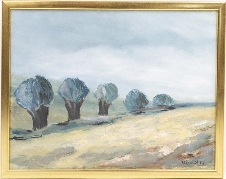 Oidentifierad konstnär, olja på duk, signerad, 37x30 cm