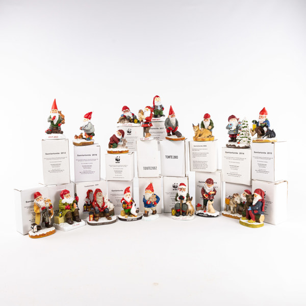 Figuriner, 19 st, "Samlartomten", WWF
