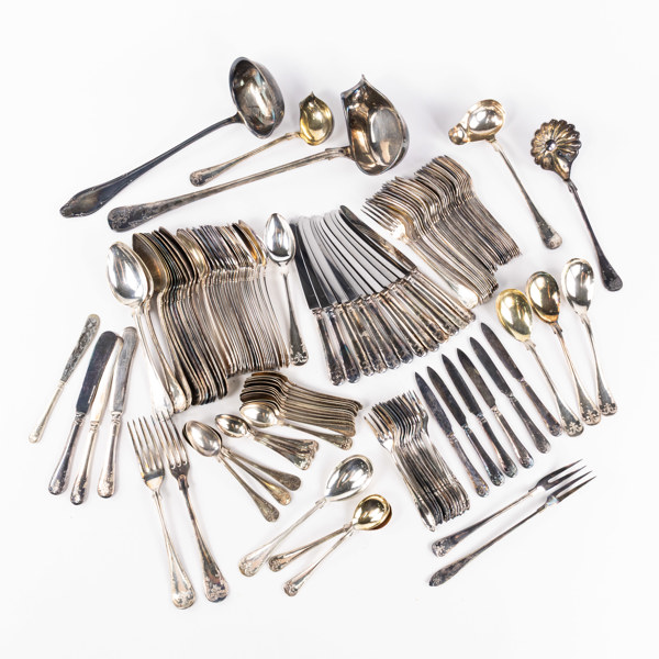 Bestickservis, 134 delar, nysilver