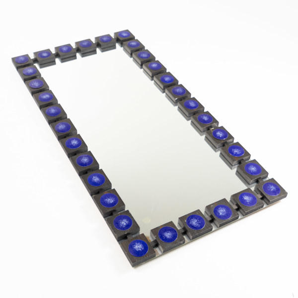 Ewa Wrangel & Lars-Göran Nilsson, spegel, AB Glas & Trä, 120x60 cm