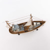 Modellbåt, fiskebåt, längd 45 cm