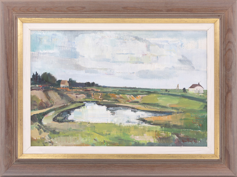 Gunnar Berglund, olja på duk, signerad, 66 x 49 cm