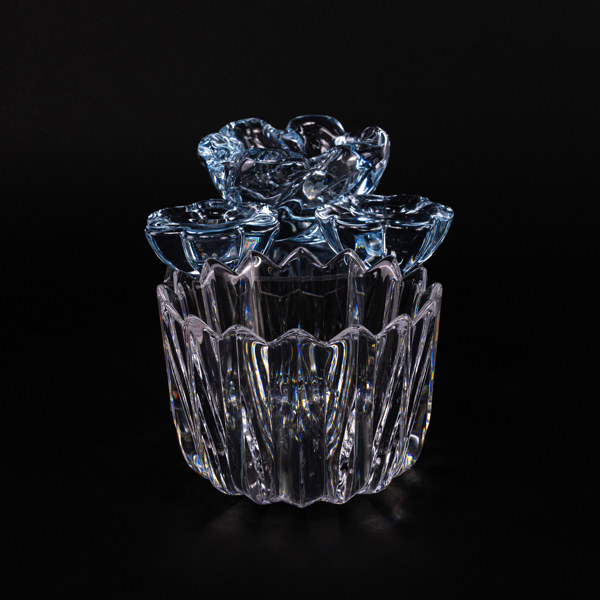 Skålar, ljusstakar, 4 delar, bl. a. Vicke Lindstrand, Orrefors