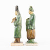 Gravfiguriner, ett par, terrakotta, Kina, höjd 20 cm