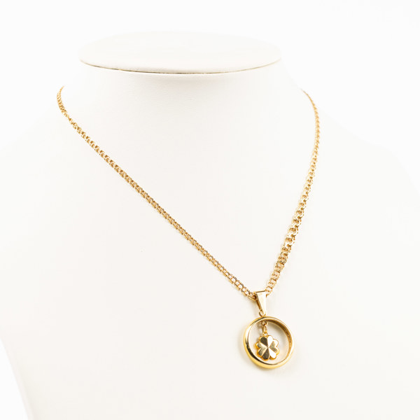 Halsband med hänge, 18k guld, 11,5 gram
