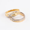 Ringar, 2 st, 18k guld, 7,0 gram
