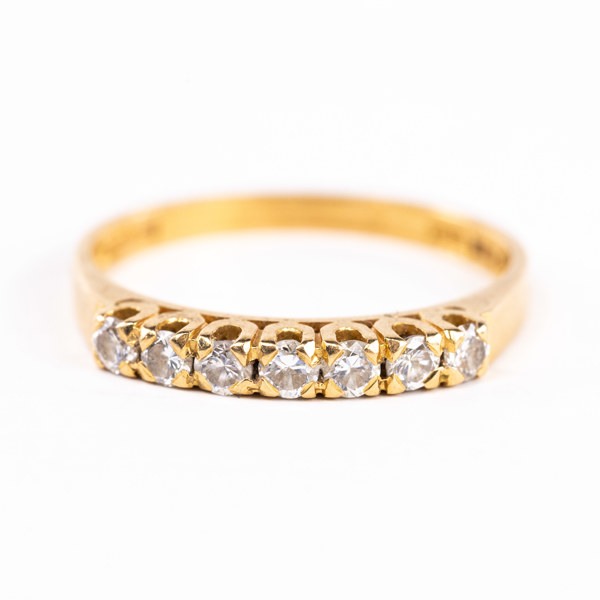 Ring, 18k guld, briljant, storlek 17,5, 2,6 gram