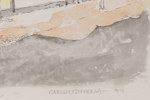 Carl-Richard Carlenstierna, litografi, signerad, 40x53 cm