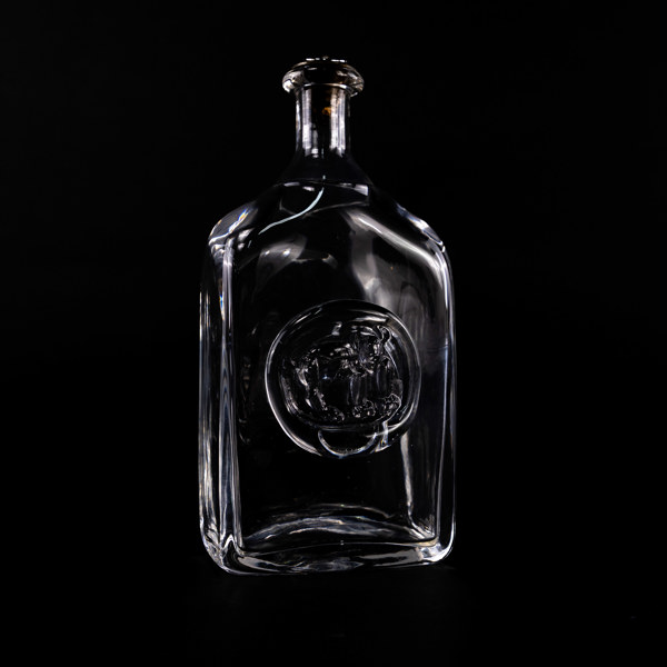 Erik Höglund, flaska, Boda, signerad, höjd 20,5 cm