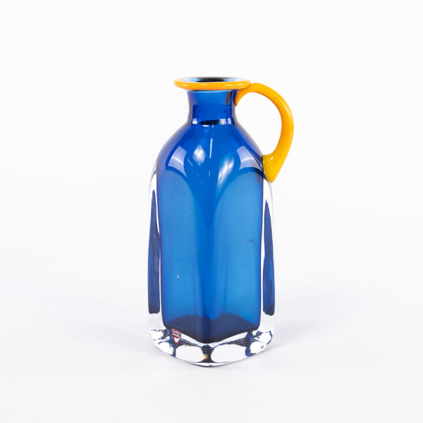 Erika Lagerbielke, karaff, signerad, Orrefors, höjd 22 cm