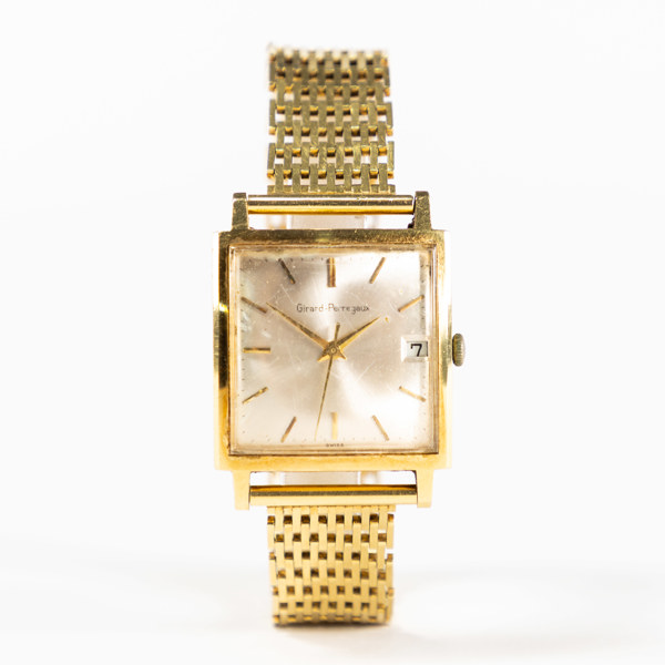 Girard-Perregaux, 30x30 mm, 18k guld, länk i 18k guld, 60-tal