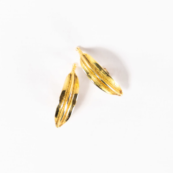 Örhänge, ett par, 18k guld, vikt 4,7 gram