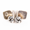 Manschettknappar, två par, silver, vikt 28,4 gram