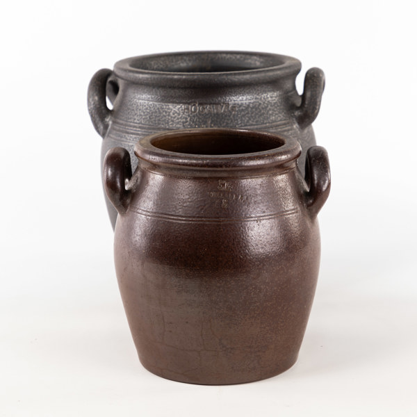Krus, stengods, 8L, 5L, Höganäs, Wallåkra, höjd 28 cm