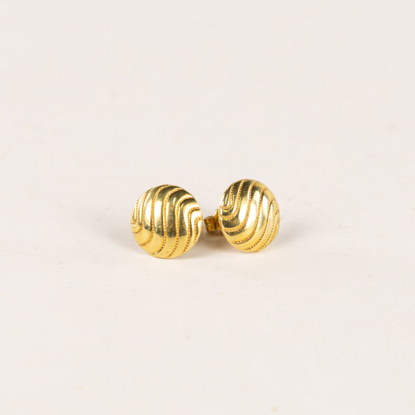 Örhängen, ett par, 14k guld, vikt 1,4 gram