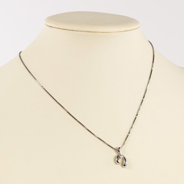 Kedja, 18k vitguld, vikt 5,8 gram, Balestra