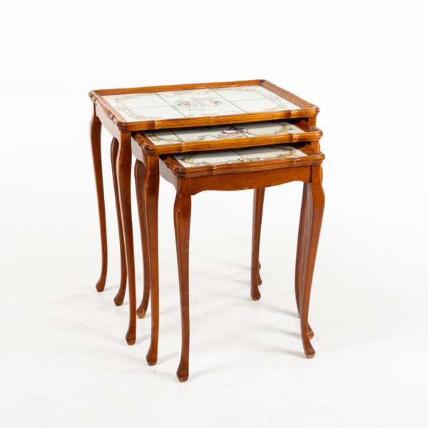 Satsbord, 3 delar, rokokomodell, 1900-tal