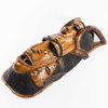 Väggmask, trä, 1900-tal, Afrika, höjd 82 cm