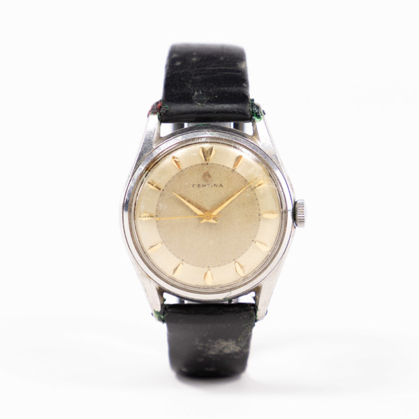 Certina, 36 mm, stål, manuellt verk