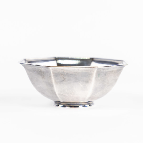 Skål, silver, GAB, 1964, diameter 10,5 cm