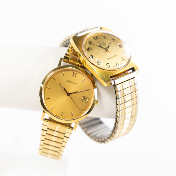 Herrur, 2 st, Certina, 33 mm och 32 mm