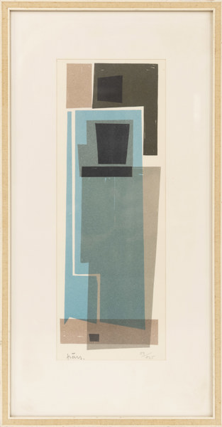 Pär Sandberg, litografi, signerad, numrerad 89/425, 24 x 46 cm