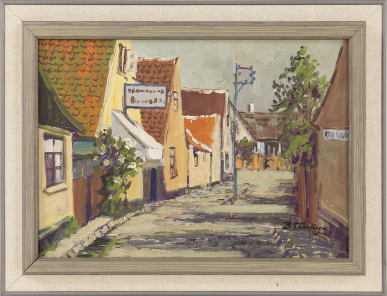 Bo Landberg, olja på duk, signerad, 47 x 36 cm