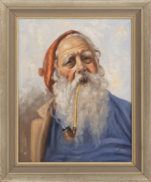 Emil Ricci, olja på duk, signerad, 42x50 cm