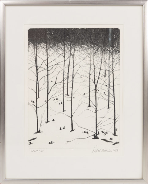 Matti Alenius, litografi, signerad, numrerad 5/25, 40 x 50 cm