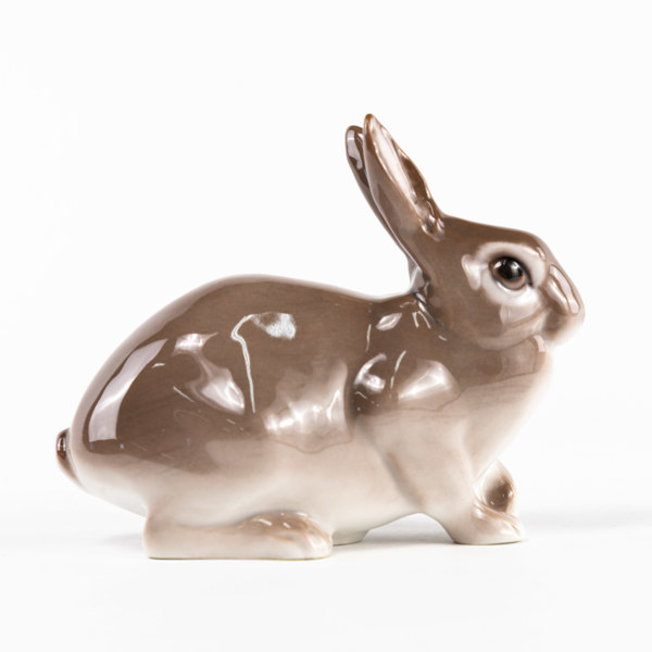 Figurin, kanin, 2477, B&G, höjd 9 cm