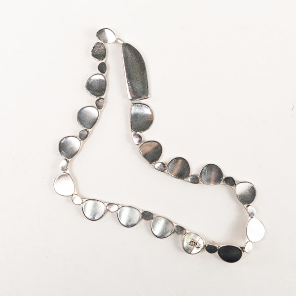 Collier, sterlingsilver, Lapponia, Finland, längd 42 cm