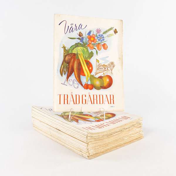 Tidningar, 20 st, "Våra trädgårdar"