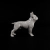 Figurin, porslin, Fransk Bulldog, Meissen