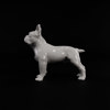 Figurin, porslin, Fransk Bulldog, Meissen