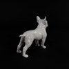 Figurin, porslin, Fransk Bulldog, Meissen