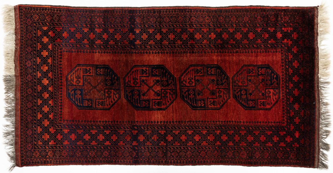 Orientmatta, handknuten, Afghan, 235x120 cm