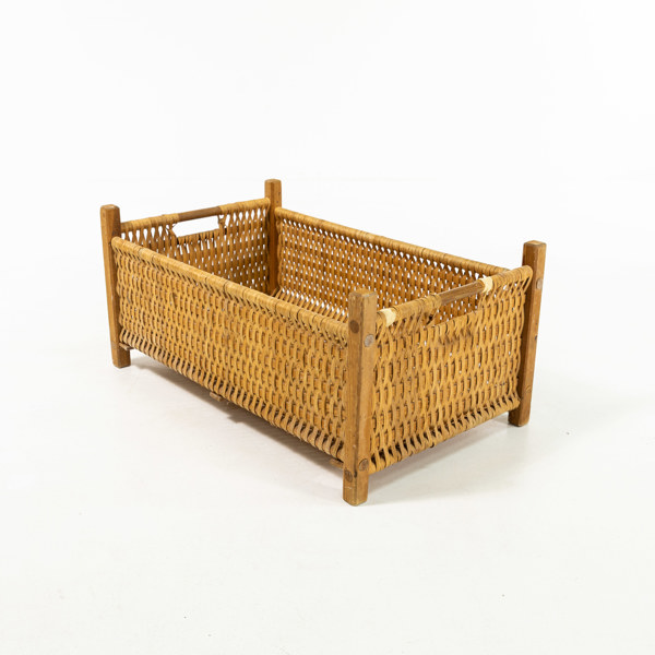 Tvättkorg, trä/spån, 1900-tal