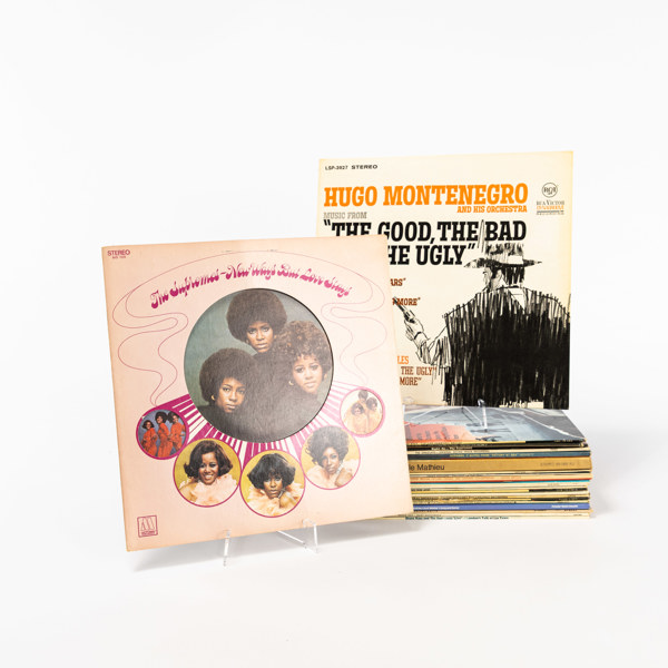 Vinylskivor, 23 st, klassiskt, soundtrack, The Supremes, m.m.