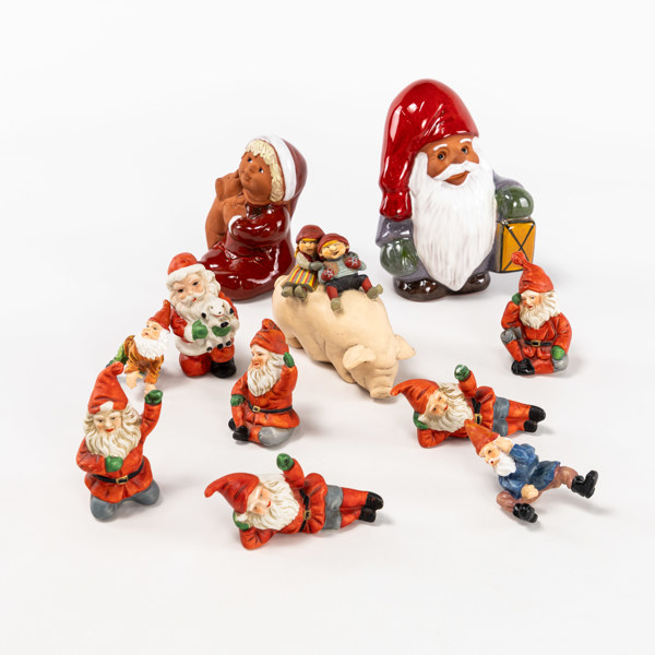 Tomtar, 11 st, bl a Rolf Berg, Gabriel, m.m.